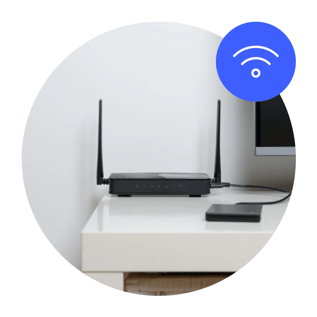 A Wi-Fi router that uses a VPN for enhanced privacy and safer browsing